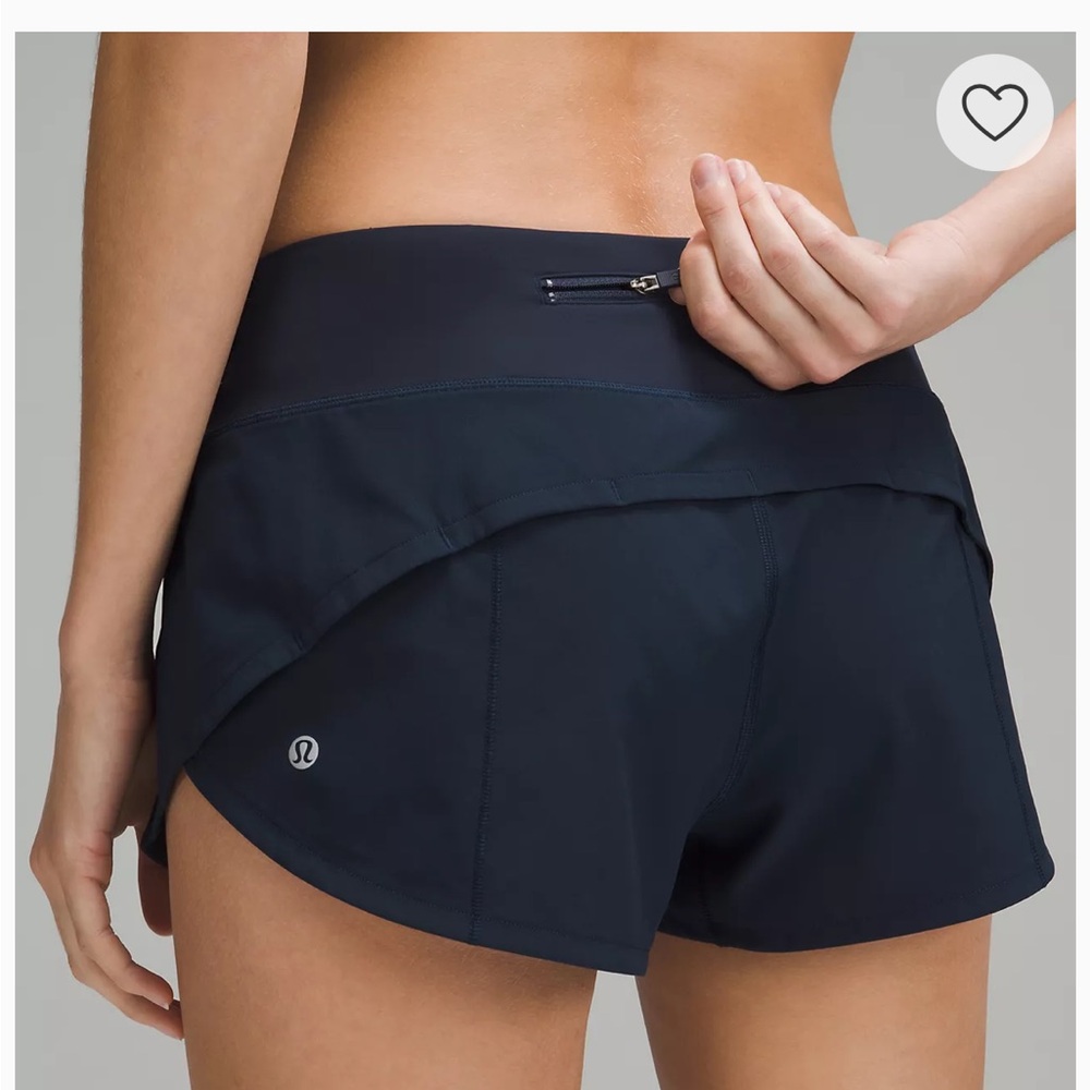 Lululemon speed up running shorts